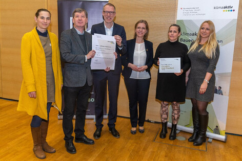 klimaaktiv Verleihung an die Generalsanierung des Gründerzeithauses Mariahilferstraße 182; Foto Alfred Arzt
