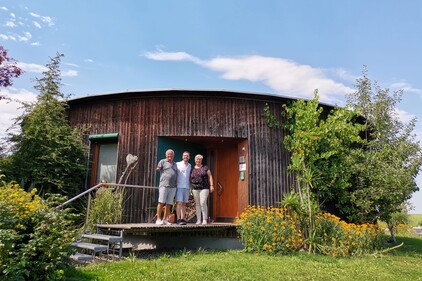 Die ersten beiden der passathon Trophy 2022 bei der Passivhausscheibe Salzkammgergut, Credits: passathon Die ersten beiden der passathon Trophy 2022 bei der Passivhausscheibe Salzkammgergut, Credits: passathon