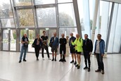 Die Radtour KEM Region Urfahr West startete bei der Anton Bruckner Privat UNI in Linz, Fotocredits: ABPU Die Radtour KEM Region Urfahr West startete bei der Anton Bruckner Privat UNI in Linz, Fotocredits: ABPU
