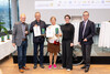 Die Viertplatzierten und gleichzeitig Sieger der Teamwertung Martin und Christine Berg gemeinsam mit Sektionschefin Henriette Spyra, Dir. Gerhard Riedel und Günter Lang. Fotocredits: Matthias Heisler