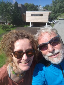 Judith und Gerhard beim finalen passathon Leuchtturm in Vorarlberg; Credits: Allgäuer