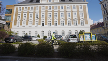 Nachhaltige Leuchtturmobjekte wie das Lazaristen Gründerzeithaus können mit dem Fahrrad entdeckt werden; Fotocredits: Filmspektakel